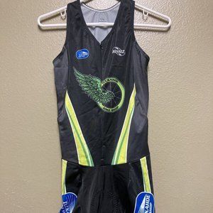 Suarex Bike Cycling Ironman Body Suite Unitard Tuckahoe Bike Women Small New